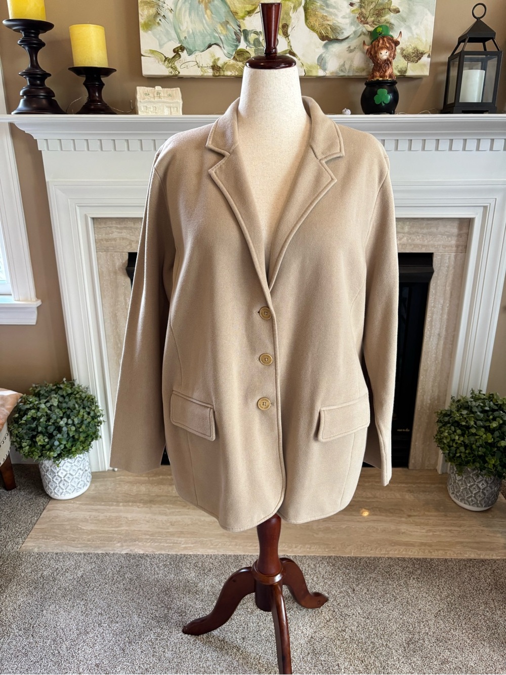 *NEW* Lauren Ralph Lauren Women’s Cotton Blend Button Sweater - Size 3X